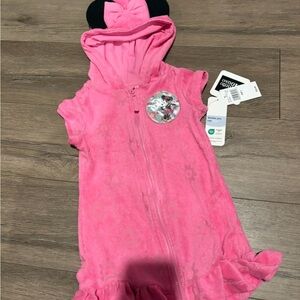 Girls Disney Minnie Mouse Swimsuit Coverup Size 3
